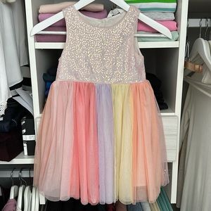 H&M 4T rainbow dress